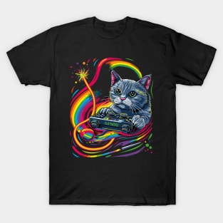 Cat LGBT Holiday Gifts T-Shirt